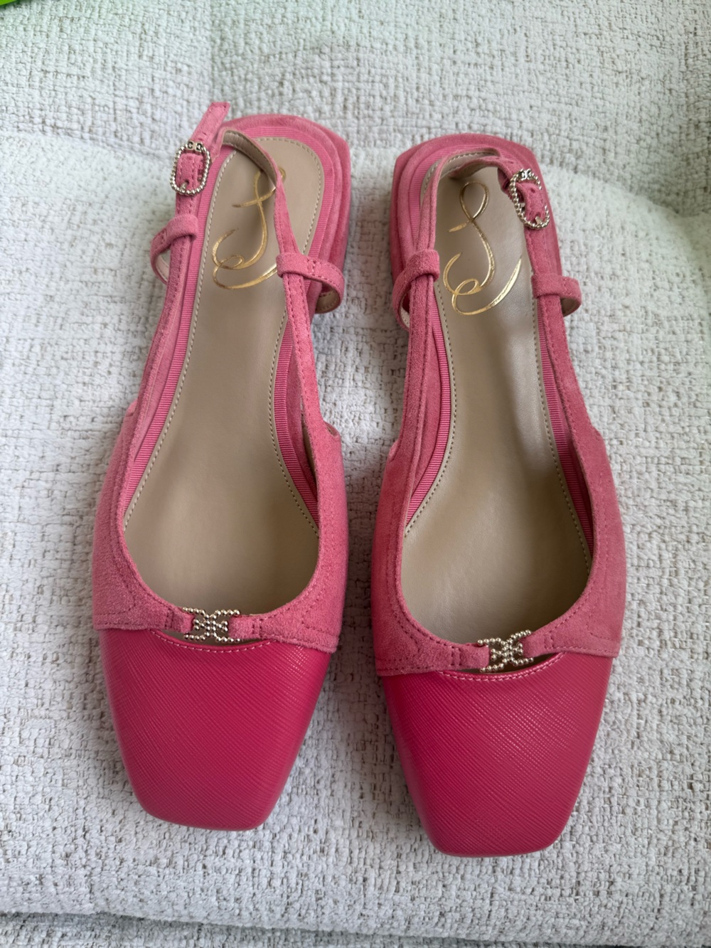 Sam Edelman Kara Slingback Flat Pink US 8 M